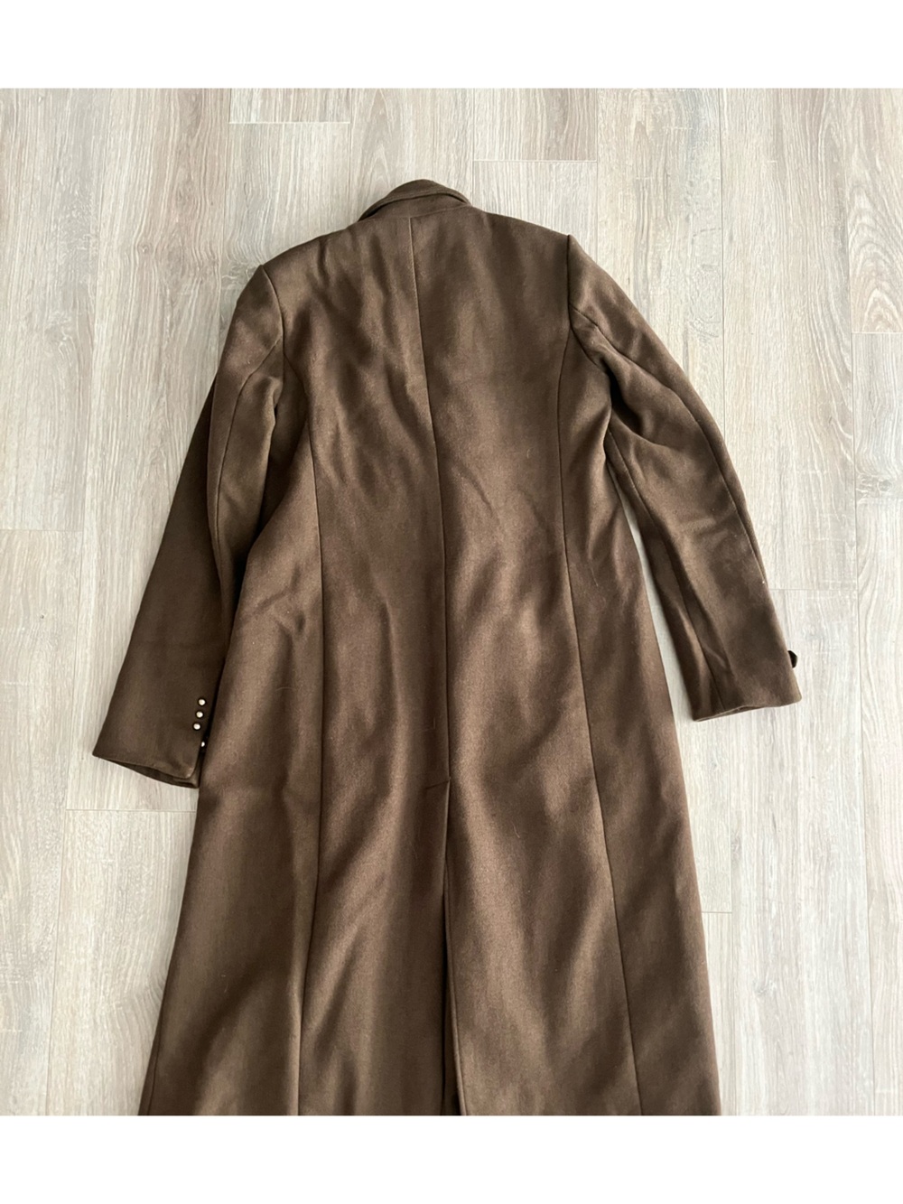 Esteban Cortazar x RTR Women’s Olive Green Wool Coat - Size 2 - Picture 7 of 8